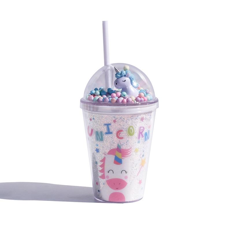 Cốc Tumbler 13 Oz Có Nắp Và Ống Hút - Cốc Nhựa Cách Nhiệt Có Thể Tái Sử Dụng Có Đệm Silicon Cốc Du Lịch Treo Tường Đôi Cốc Cà Phê Đá