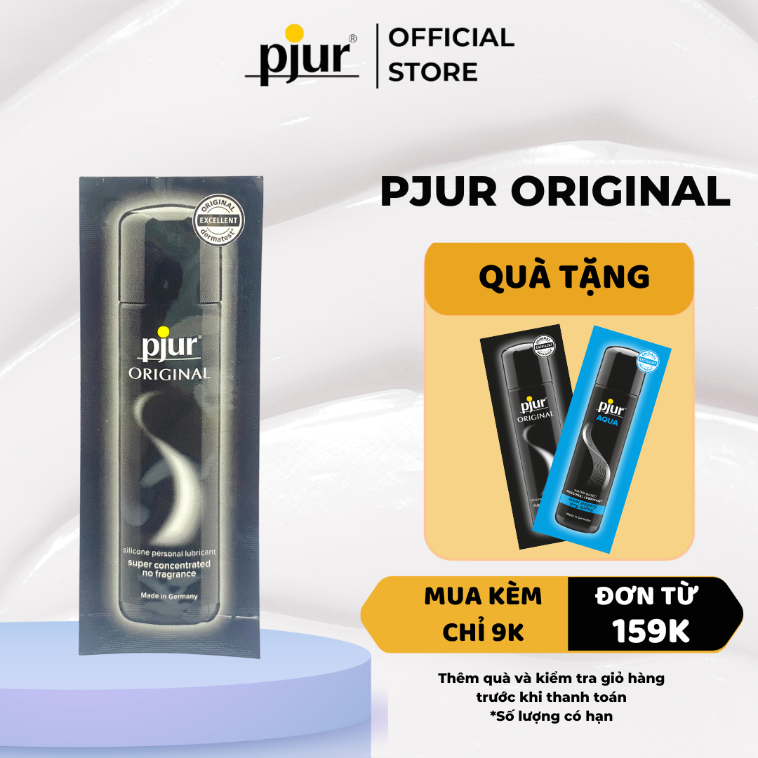 Gel bôi trơn silicone nam nữ Pjur Original túi 1.5ml đặc biệt dành cho làn da nhạy cảm an toàn lành tính