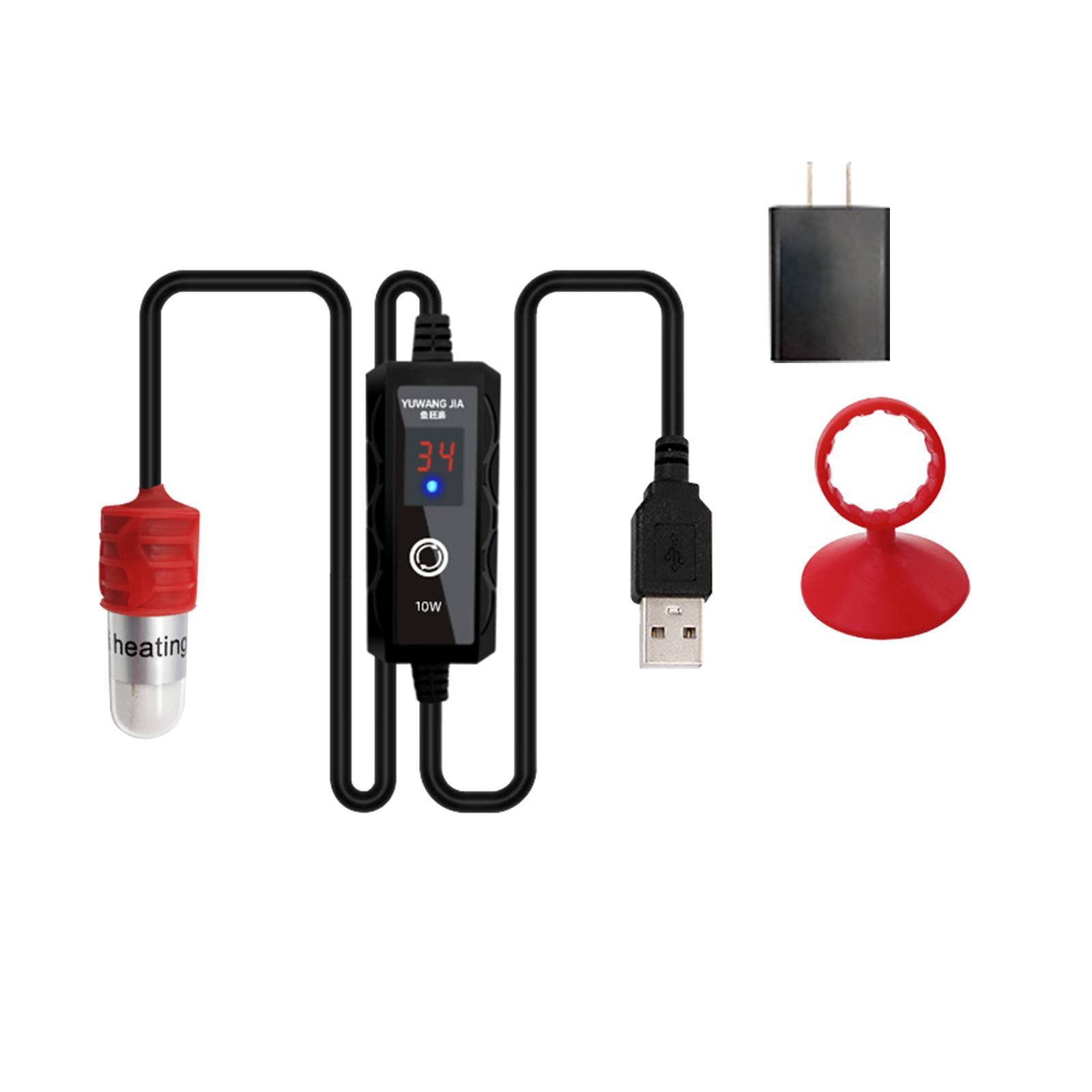 Aquarium Fish Tank Heater Heat Rod Submersible Thermostat for Turtle Pond