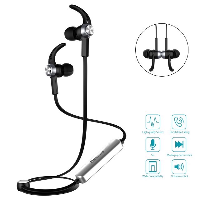 Tai nghe Bluetooth sport Baseus B11 Licolor Magnetic - Hàng chính hãng