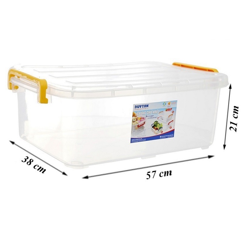 Thùng chữ nhật nhựa Duy Tân 30 lít (57 x 38 x 21 cm) - 11173 - Hàng chính hãng