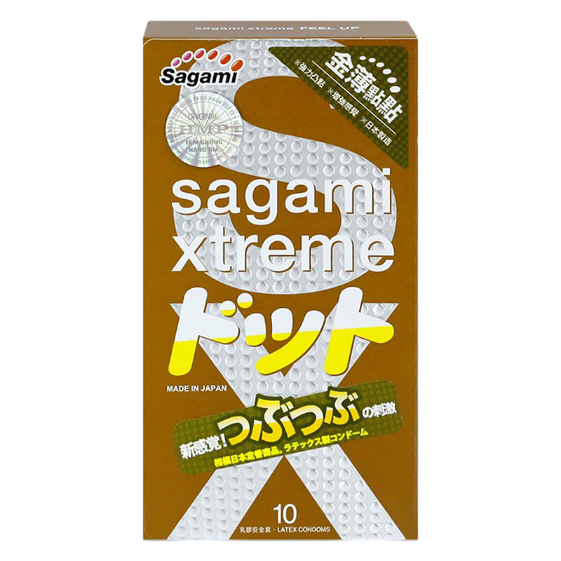 Bao Cao Su Siêu Mỏng Co Dãn Sagami Xtreme Feel Up (10 Bao)