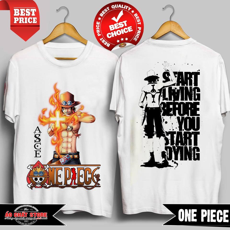  Áo Thun Ace Hỏa Quyền Cực Đẹp | Áo ACE Đảo Hải Tặc One Piece Tshirt | Áo Chất Store