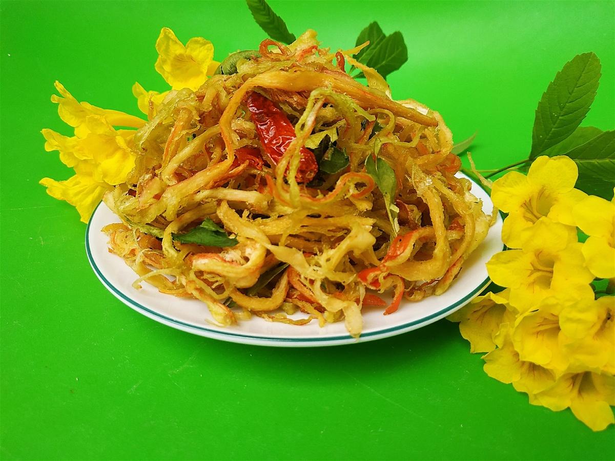 Đặc Sản Bình Thuận - Mực Xé Lá Chanh Đầm Sen - 1Kg - Ocop 4 Sao