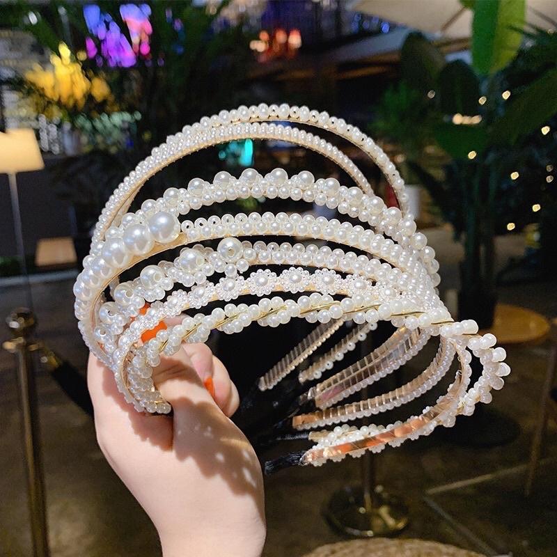 Kho sỉ phụ kiện NB25 - BỜM CÀI TÓC ĐÍNH NGỌC XINH SANG CHẢNH CHO BẠN GÁI (HOT
