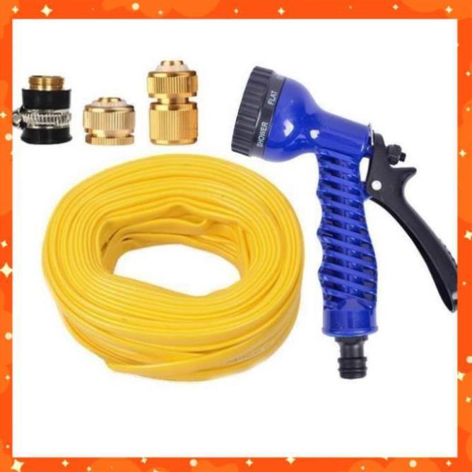 Bộ dây tăng áp 3 lần vòi xịt nước rửa xe, tưới cây loại 3-5m 206843