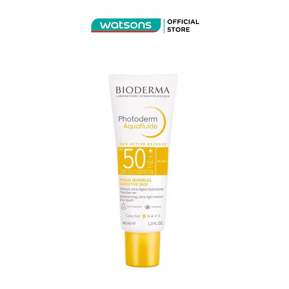 Kem Chống Nắng Bioderma Photoderm Aquafluide Bảo Vệ Tối Đa SPF50+ 40ml