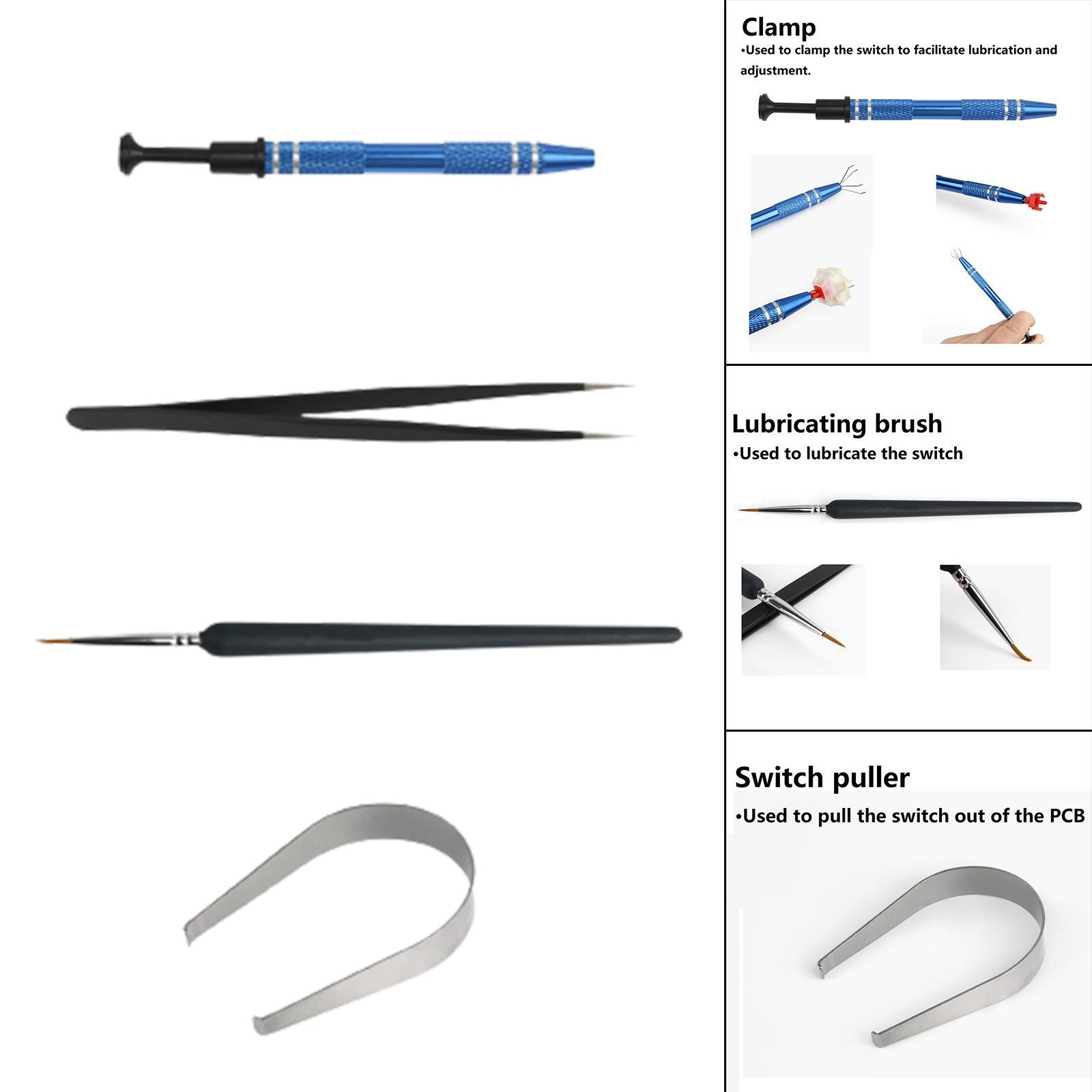 Switch Puller Tool Brush Tweezers Clamp Opener Kits