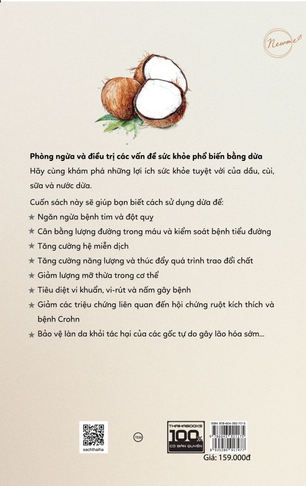 Sách - Lợi ích sức khỏe từ dừa - Thái Hà Books