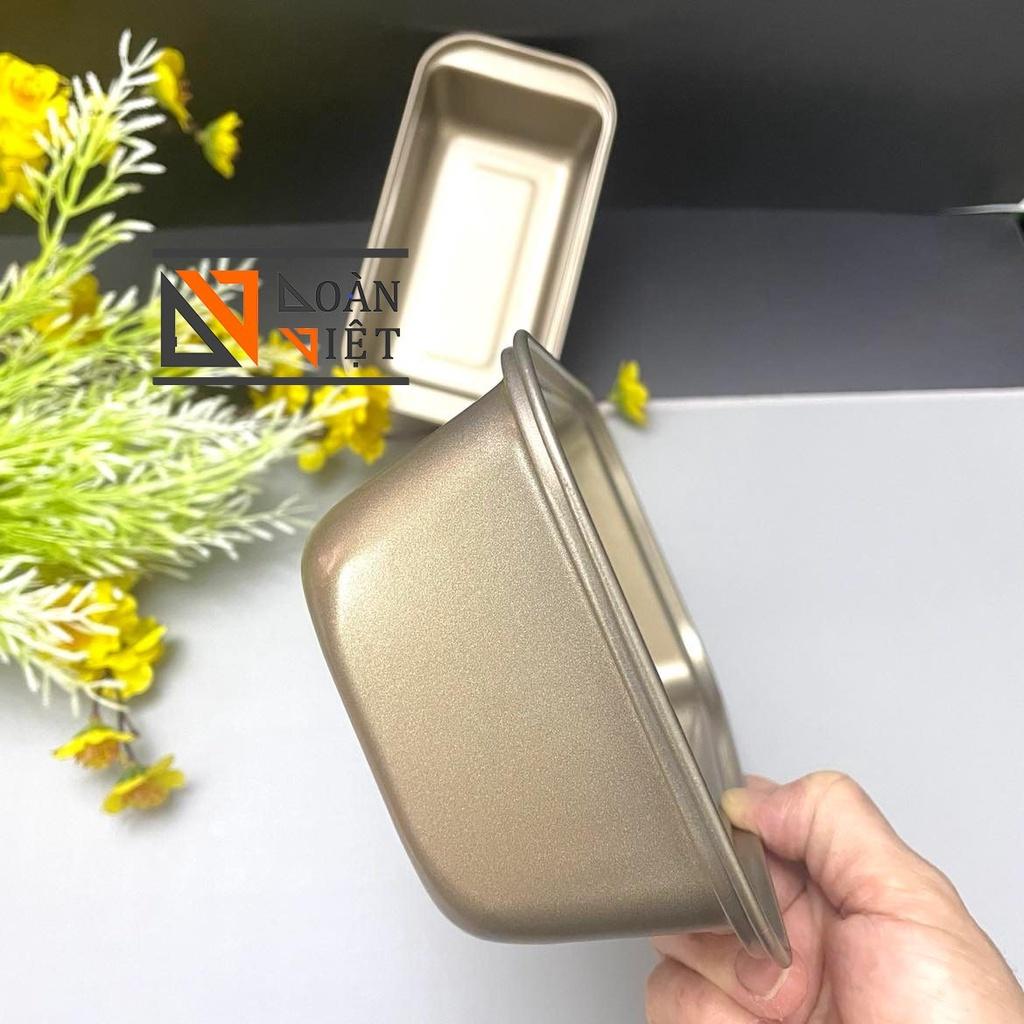 Khuôn Bông Lan, Bánh Mì, CHỮ NHẬT THÉP CARBON CHỐNG DÍNH- Size 604, 605