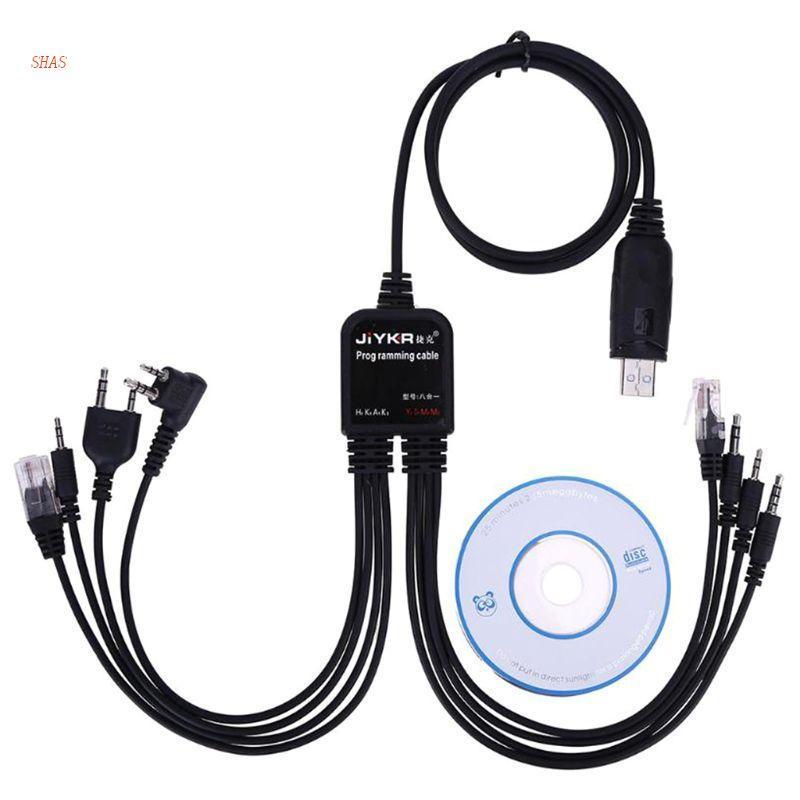 Dây Cáp Lập Trình USB 8 Trong 1 Cho Bộ Đàm TYT QYT 1.for 3m / 4.26 ft