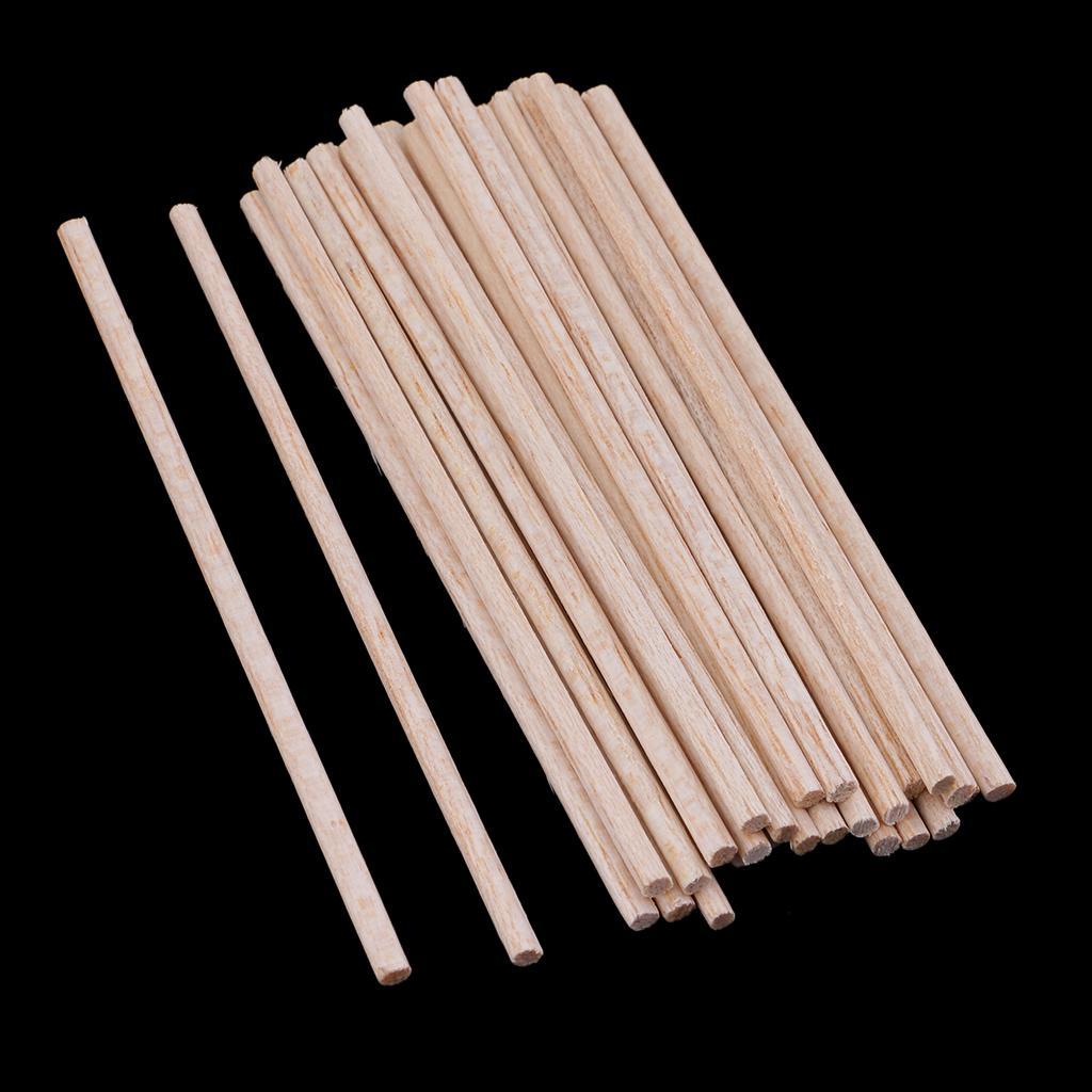 2-8pack Unfinished Balsa Wood Stick DIY Wood Modelling Stick DIY crafts 100mm