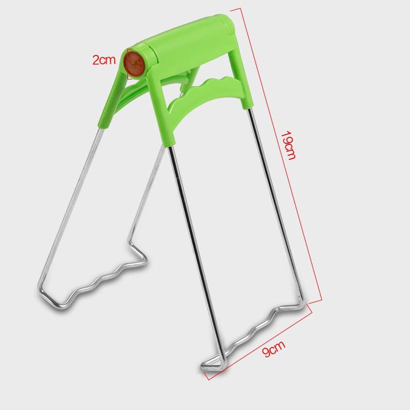 Combo 4 loại kẹp chén dĩa nóng, găng tay nhấc nồi, kẹp gắp thức ăn tiện dụng