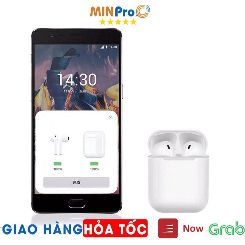 Tai nghe bluetooth không dây MINPRO i12 TWS điều khiển cảm biến âm thanh HIFI - Hàng chính hãng