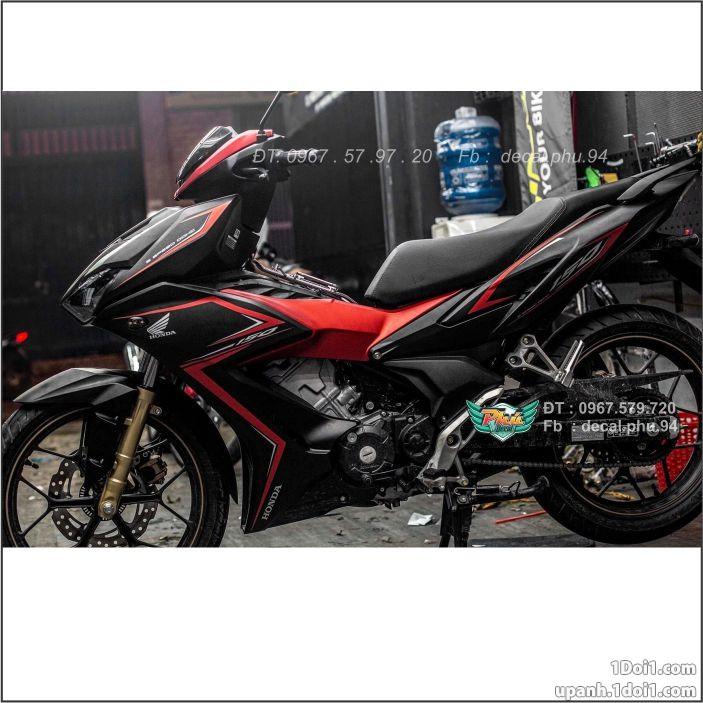 Tem Rời Winner X đen nhám chỉ đỏ