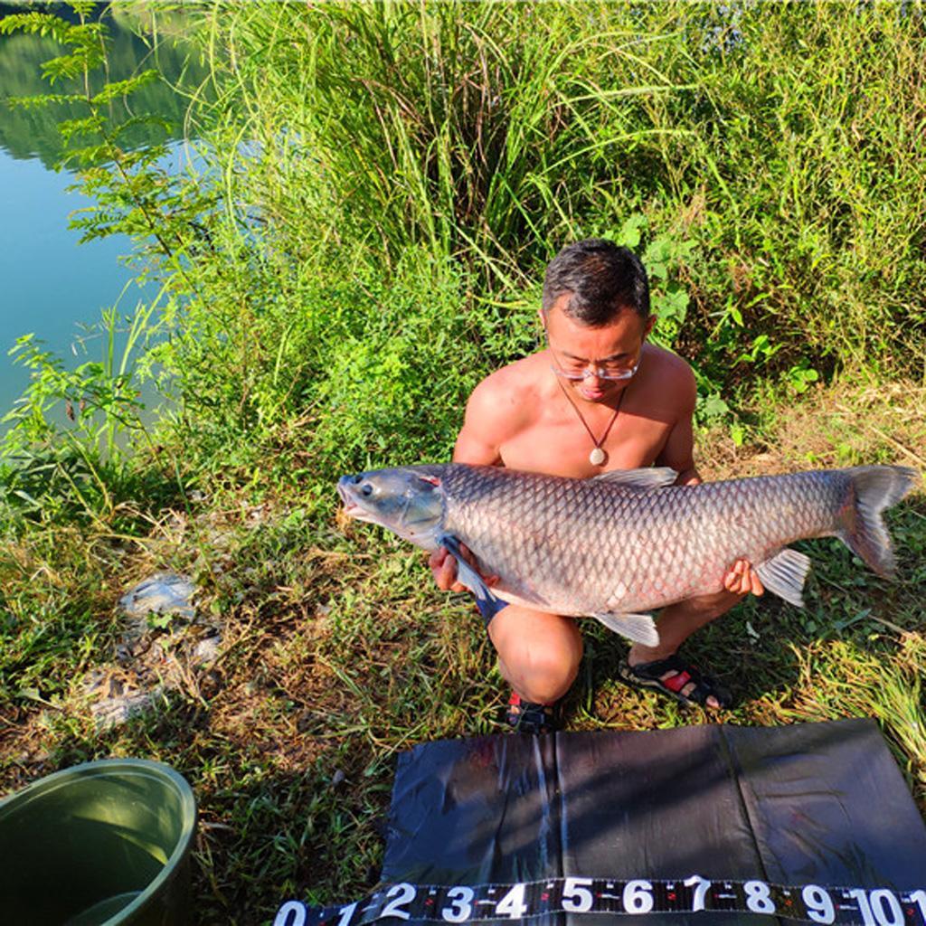 Folding Unhooking Mat, Professional Carp Fishing Floor Landing Mat Splash Mat - Green