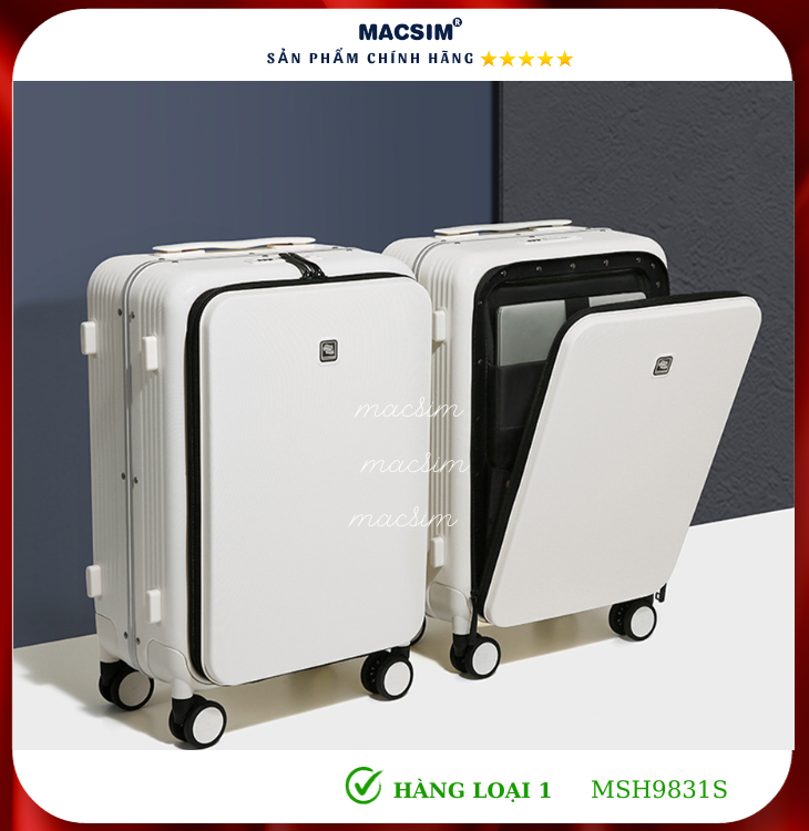 Vali cao cấp Macsim Hanke MSH9831S - Hàng loại 1