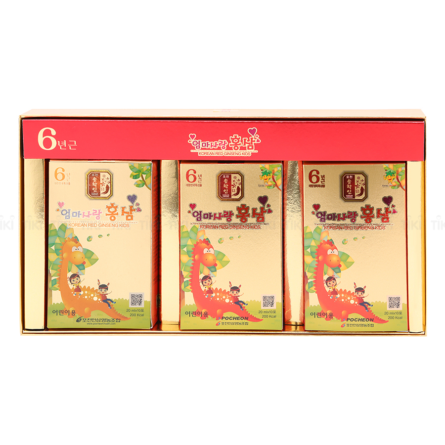 Nước Hồng Sâm Trẻ Em Pocheon Hàn Quốc (20ml X 30 Gói)