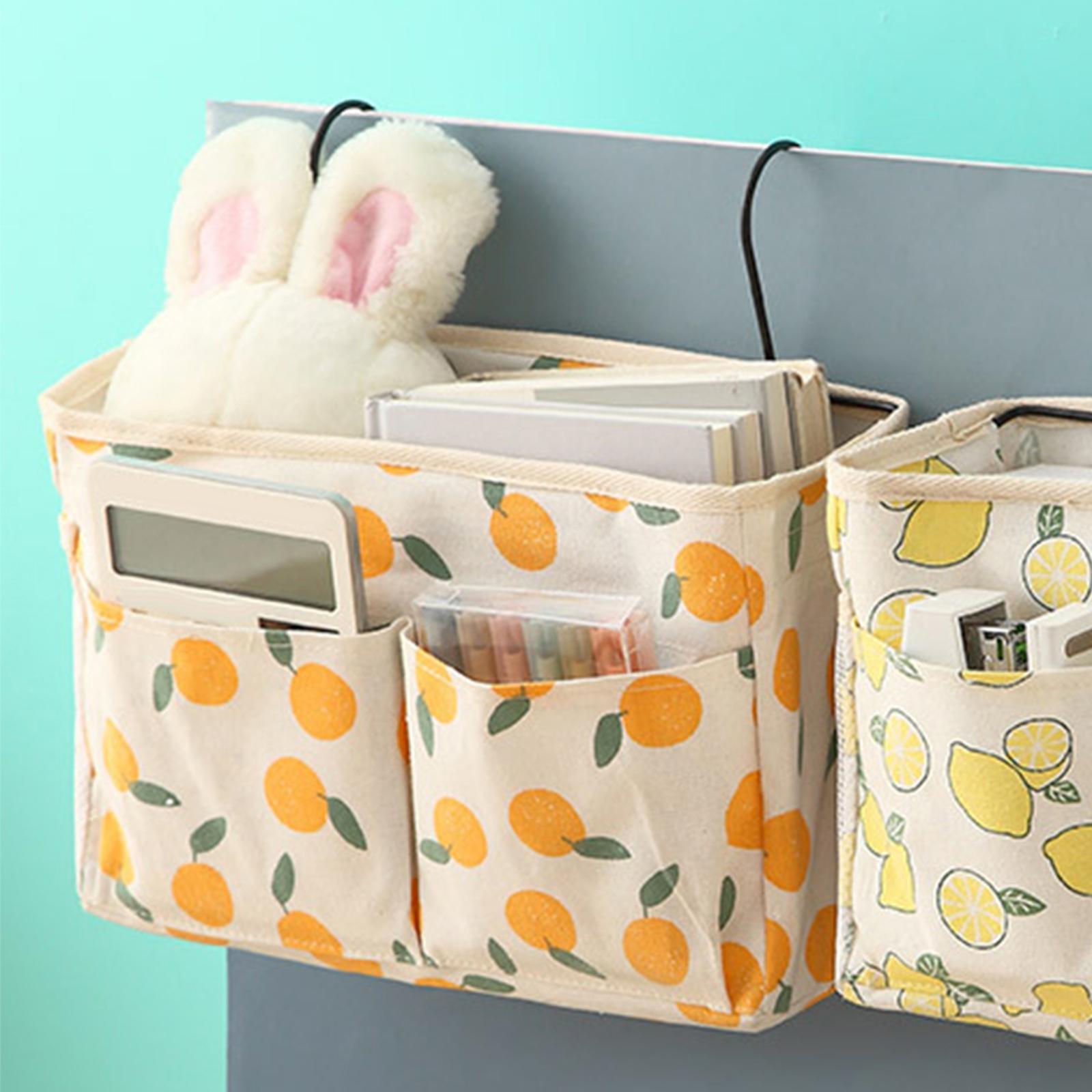 Bedside Caddy Waterproof Multi Pockets for College Dorm Room Traveling Sofa