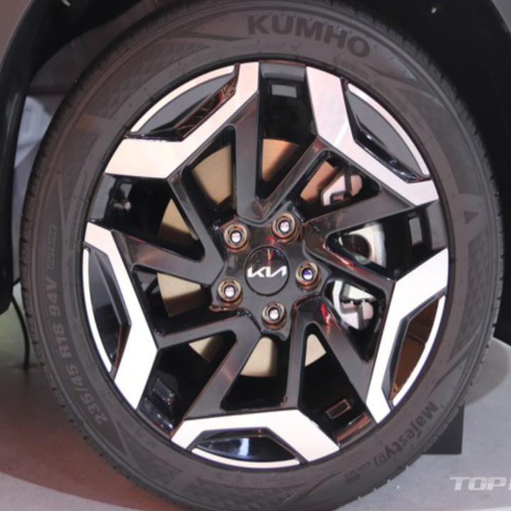 Logo chụp mâm, ốp lazang bánh xe ô tô Kia đường kính 58mm (mẫu mới)