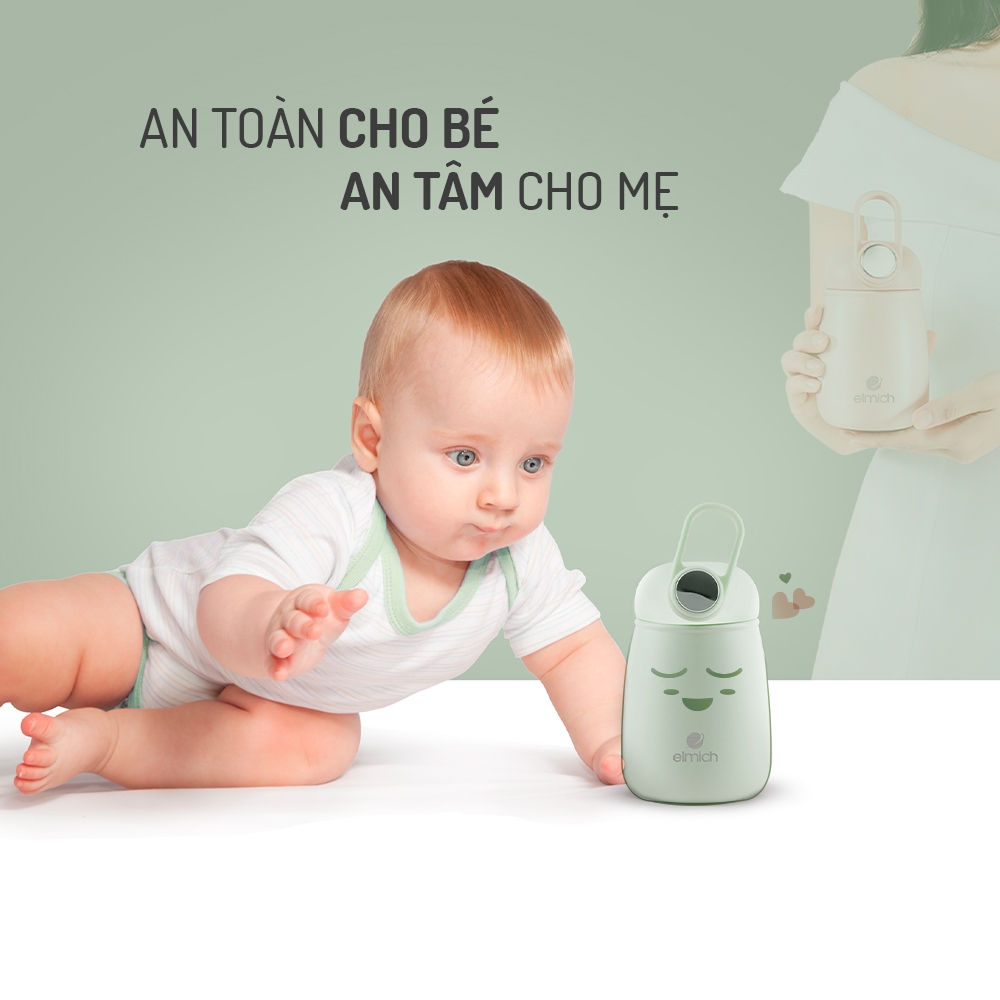 Bình giữ nhiệt Baby Inox 316 Elmich EL8017 dung tích 300ml