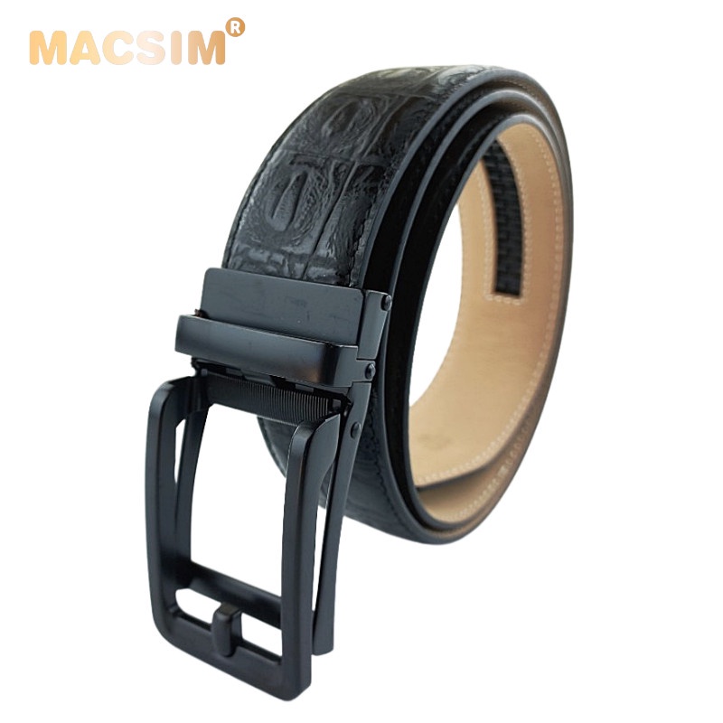 Thắt lưng nam da thật cao cấp nhãn hiệu Macsim MS049