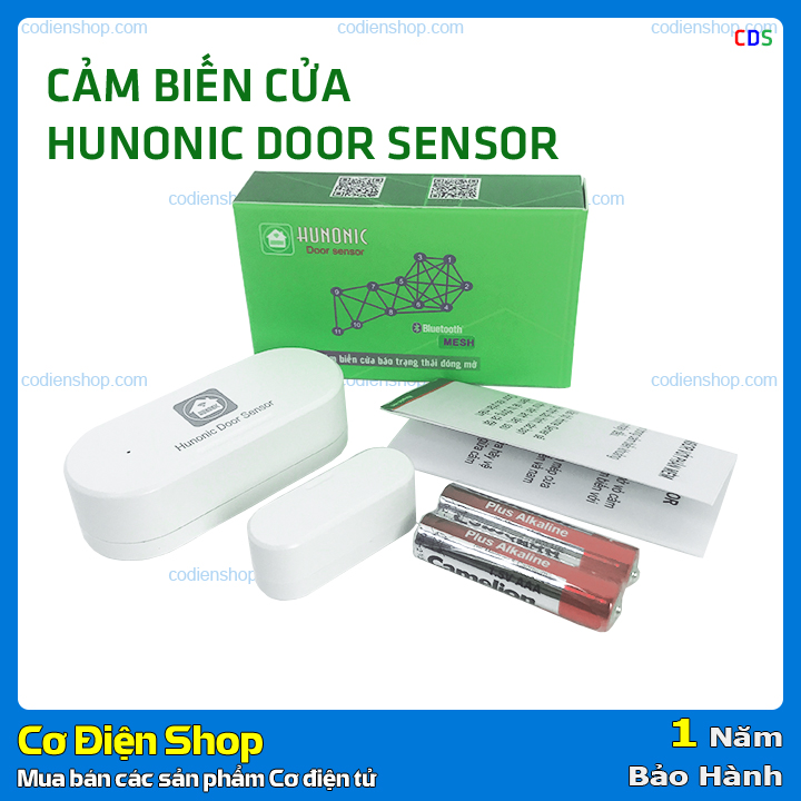 Cảm Biến Cửa Thông Minh - Hunonic Door Sensor - Công Nghệ Bluetooth Mesh