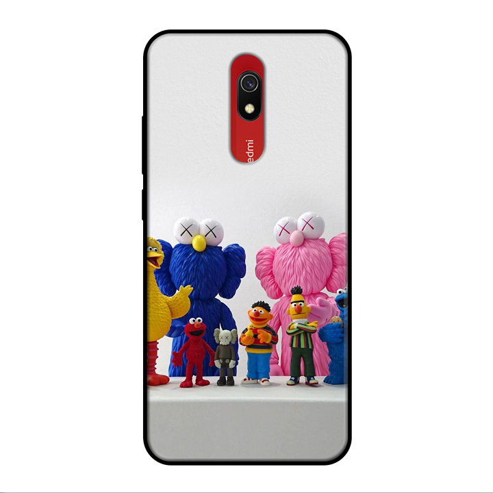 Ốp lưng điện thoại Xiaomi Redmi 8A viền silicon dẻo TPU  hình Gấu KAW - Hàng chính hãng