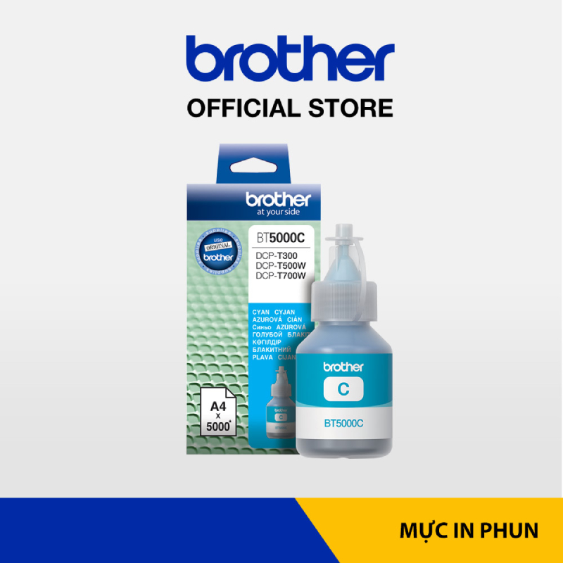 [HÀNG CHÍNH HÃNG] Combo Máy in phun màu đa năng (có Fax) Brother MFC-T920DW và Bộ mực in phun Brother (BT-D60BK + BT5000C/M/Y)