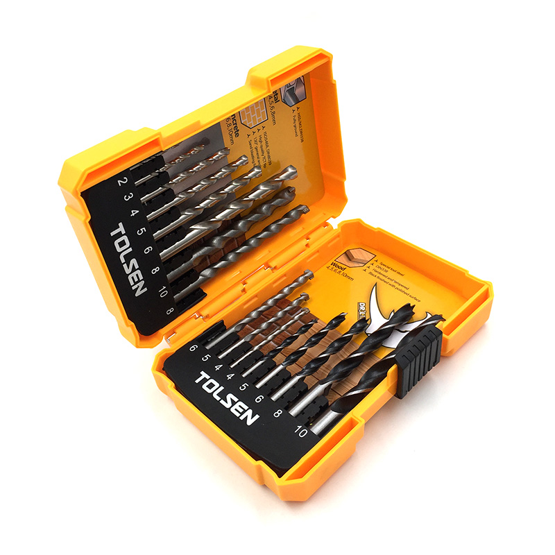 Bộ 16 Mũi Khoan Tường, Gỗ, Thép Tolsen 75628