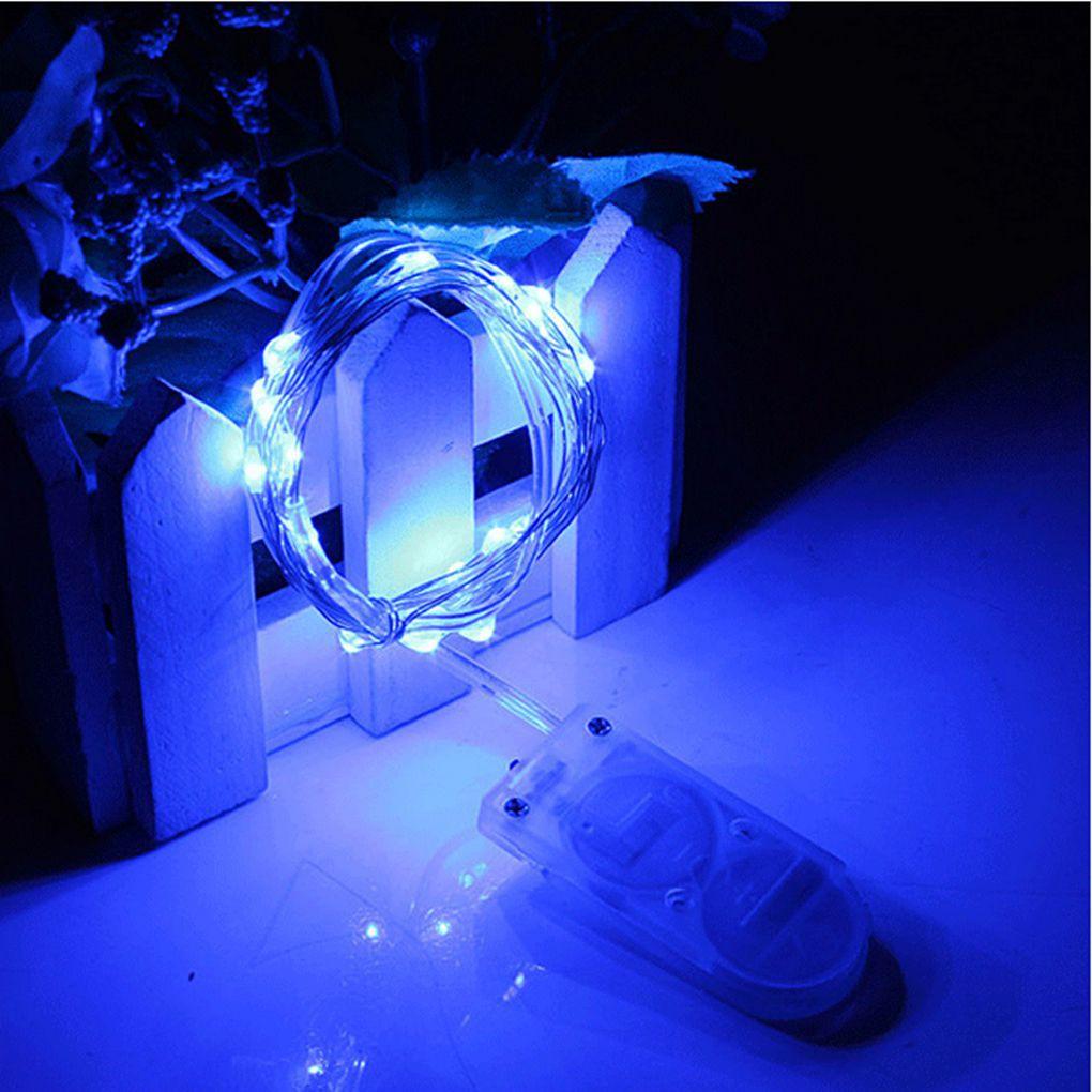 【7 màu】Dây đèn LED trang trí 2m 20 bóng chống nước