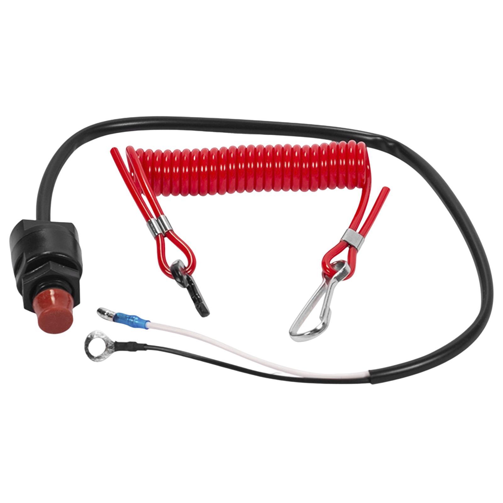 Engine Stop Kill Switch Cut Out Flameout Switch for Motorboat Boat Outboard