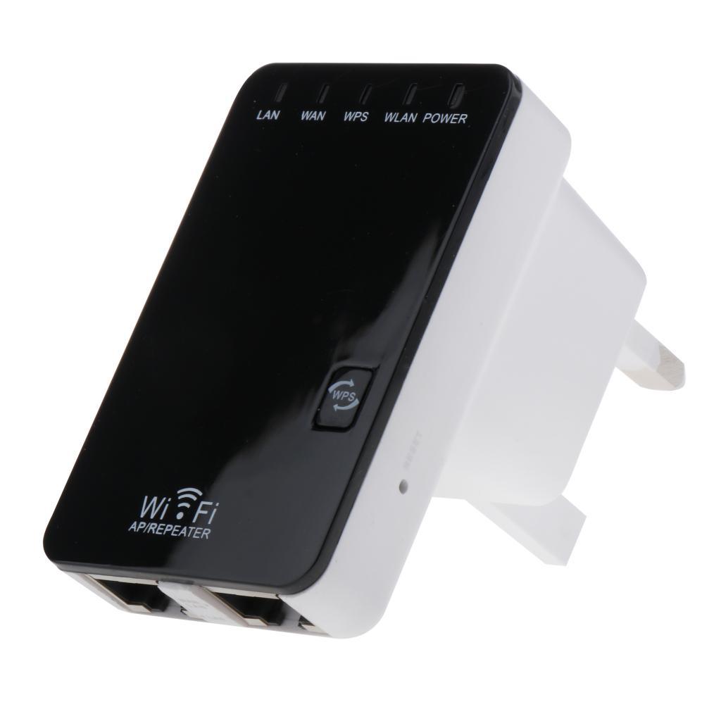 Wifi Repeater 300Mbps Wireless-N 802.11n/g/b AP Router Extender UK Plug