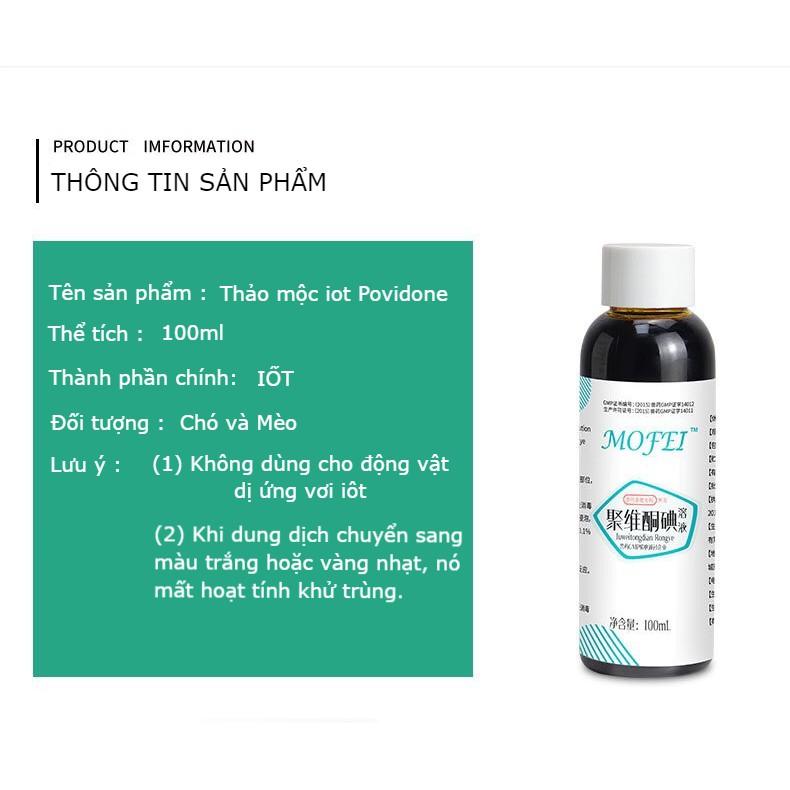 Thuốc tắm đặc trị bệnh ngoài da thú cưng