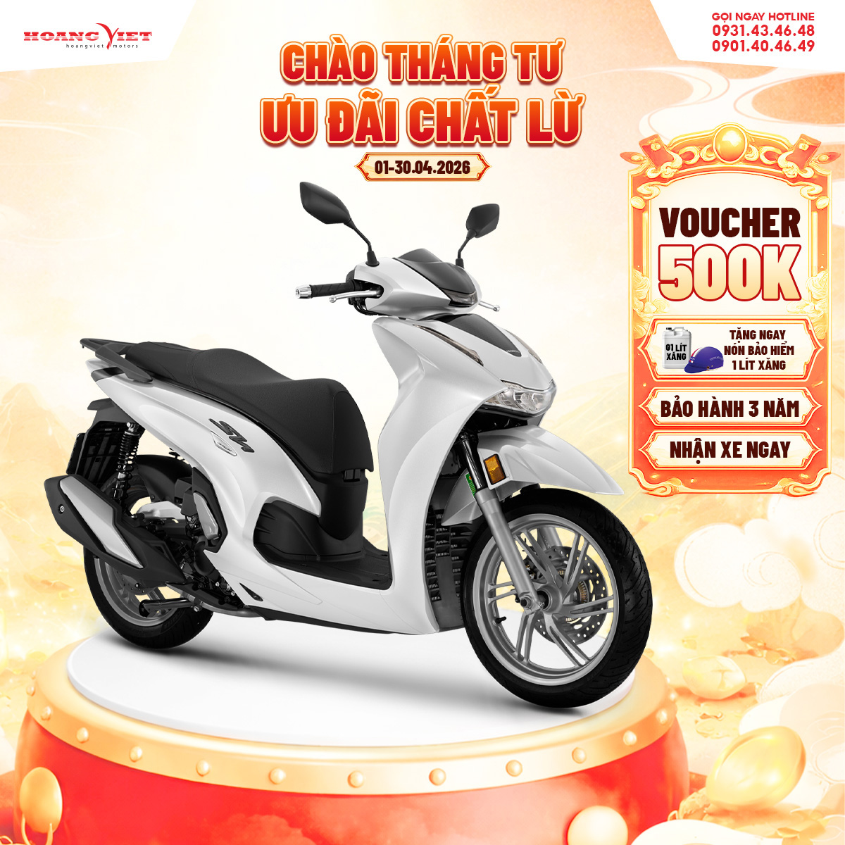 Xe Máy Honda SH 350i 2025 - Phiên Bản Cao Cấp