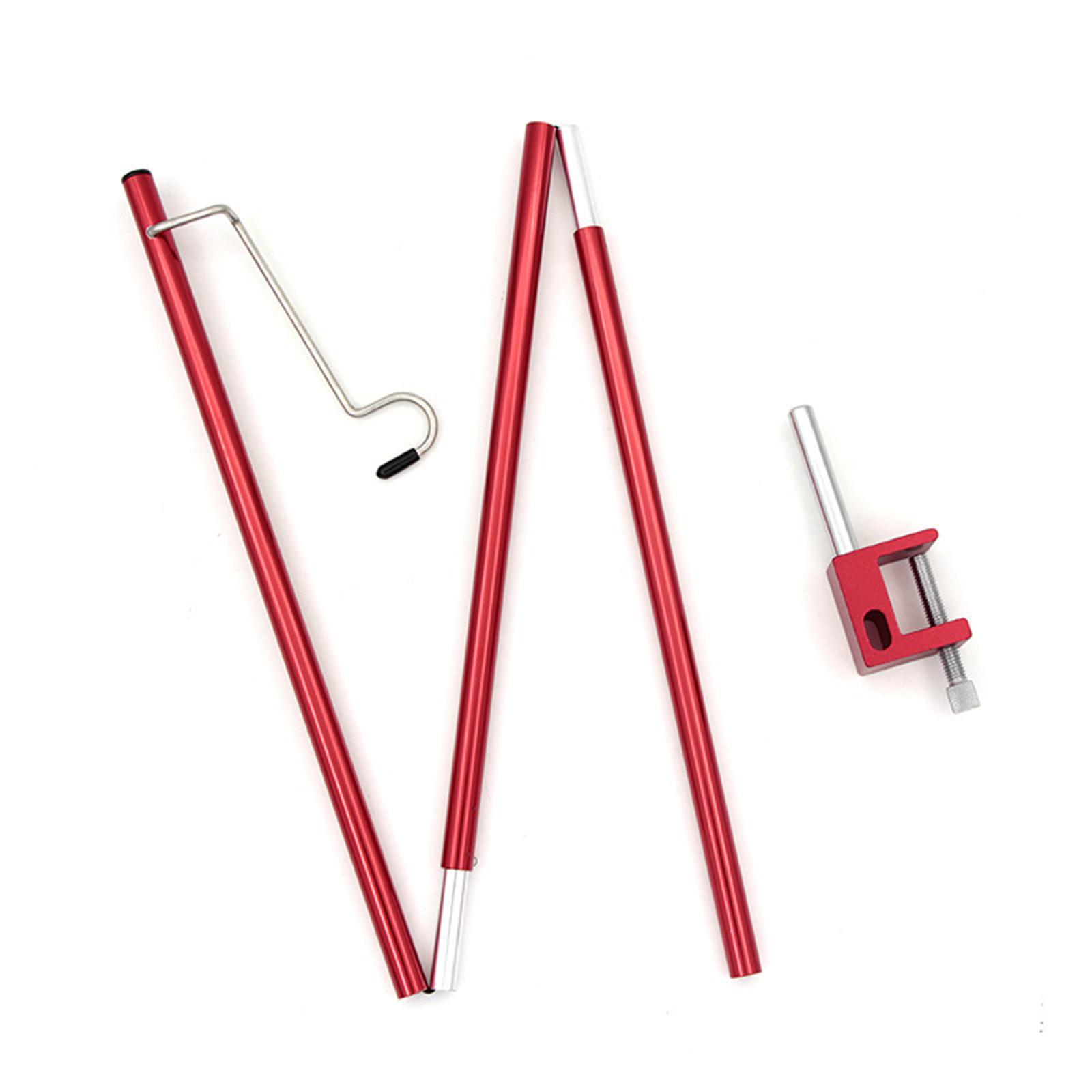 Folding Lantern Stand for Camping, 37in Lightweight Aluminum Alloy Outdoor Lantern Pole Hanger