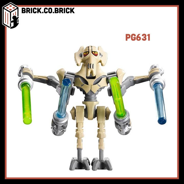 Đồ chơi Lắp ghép Mô hình Nhân vật General Grievous trong phim Star Chiến tranh giữa các vì sao Mới PG630