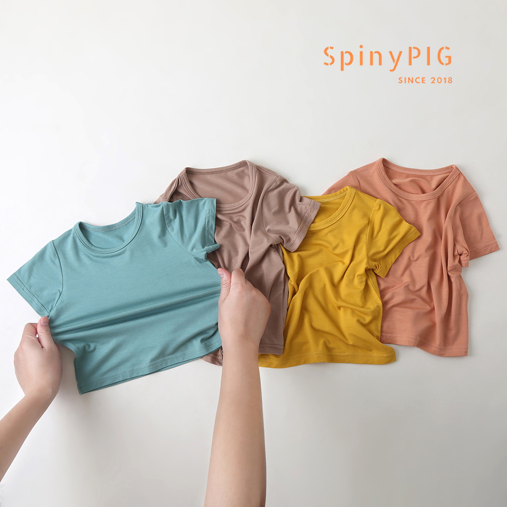 Bộ quần áo cho bé gái bé trai 0-4 tuổi nhiều màu style Hàn Quốc cộc tay lửng chất liệu Modal mềm mát dành cho mùa hè thu