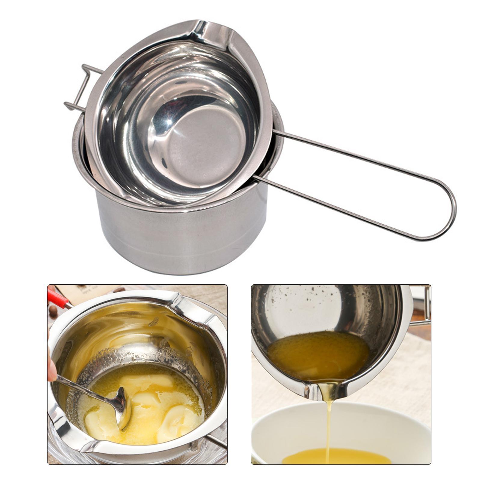 Stainless Steel Double Boiler Melting Pot for Melting Chocolate, Butter, Scented Candle Making