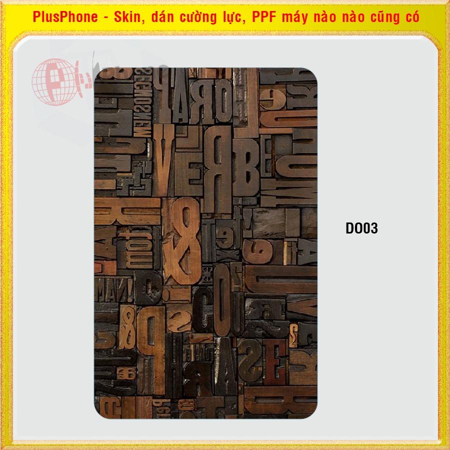 Dán Skin cho mặt sau iPad Mini 6 2021 8.3 inch nhiều mẫu hot, độc lạ