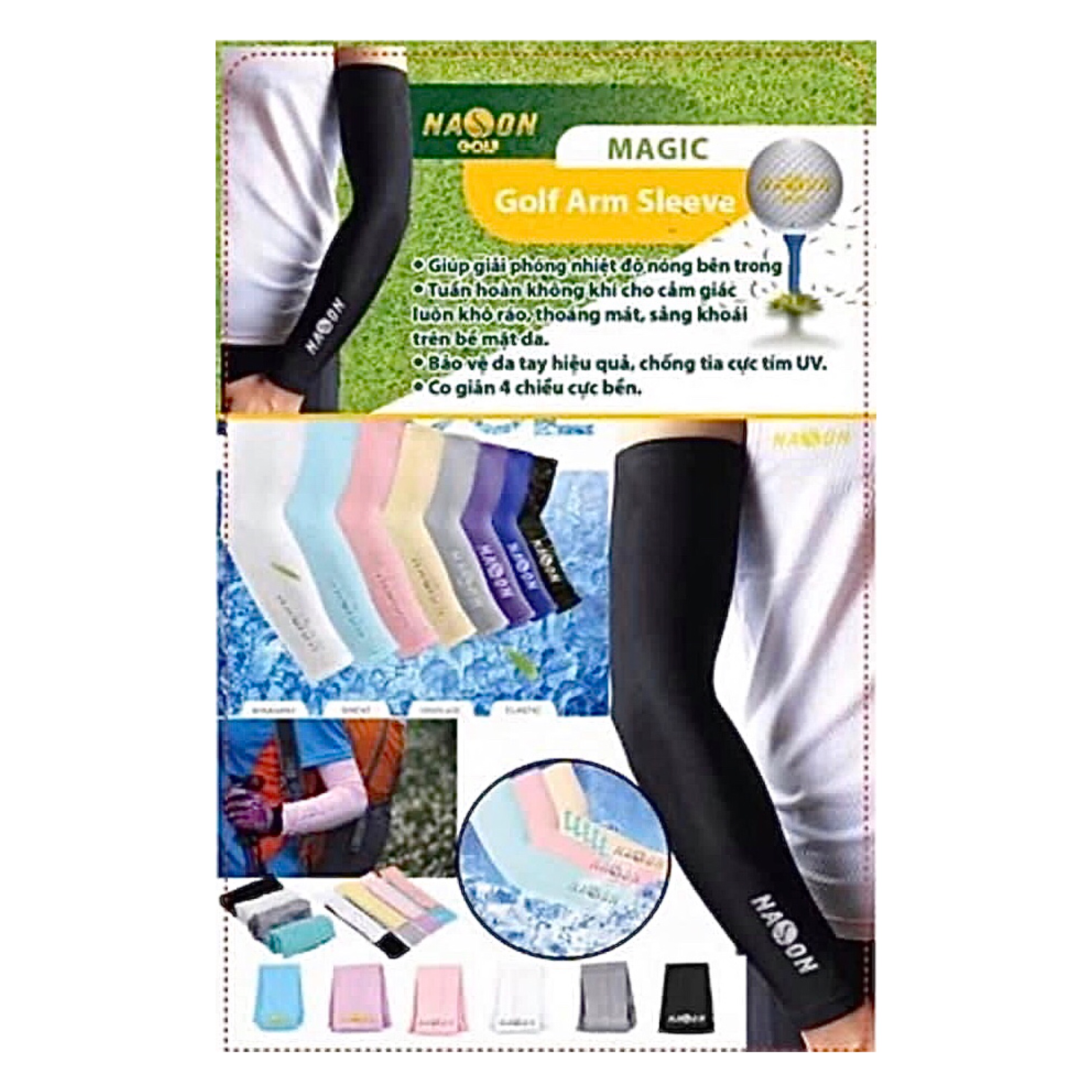 Nason Golf Arm Sleeve ( Bao tay chống nắng) | NASON