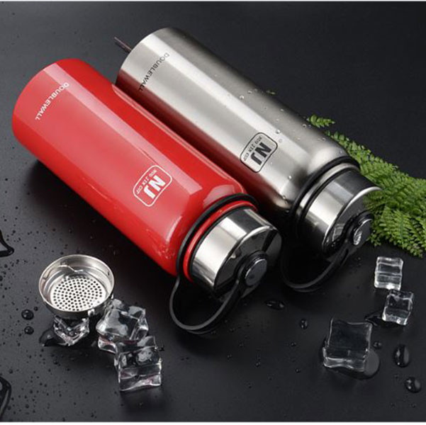 Bình Giữ Nhiệt Inox 950ml Giữ Nhiệt Trên 12H Nắp Quai