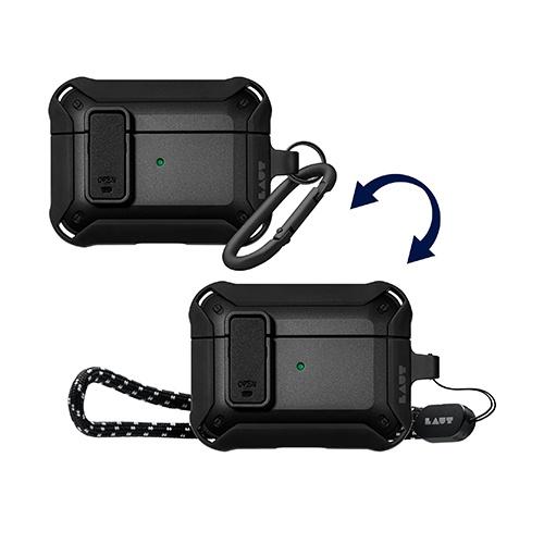 Ốp dành cho Airpods Pro 2/1 LAUT Zentry Có Thể Sử Dụng Sạc Không Dây Cao Cấp Chống Sốc- Hàng chính hãng