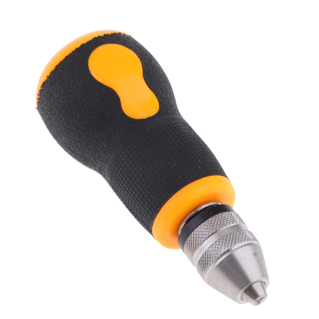 Micro Mini Portable Small Hand Drill + 10pcs Twist Drill Bits Tool 0.8-3.0mm