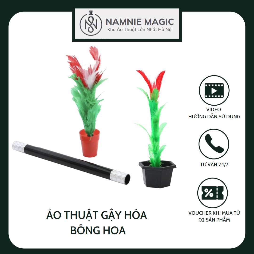 Ảo thuật Gậy Biến Thành Chậu Hoa