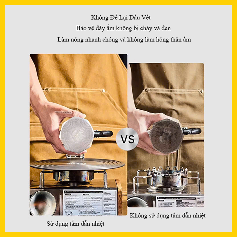 Tấm khuếch tán nhiệt cho Mokapot