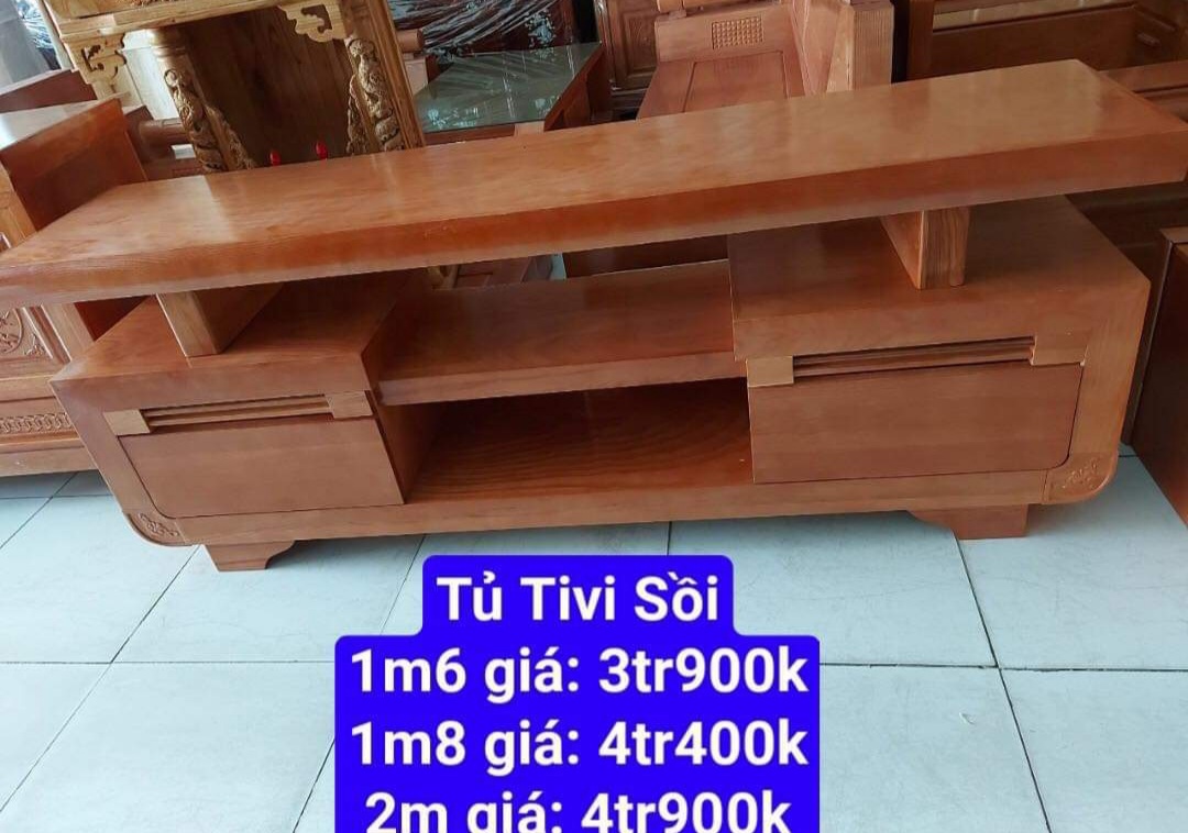 Tủ tivi -Kệ ti vi gỗ sồi nhiều kích thước