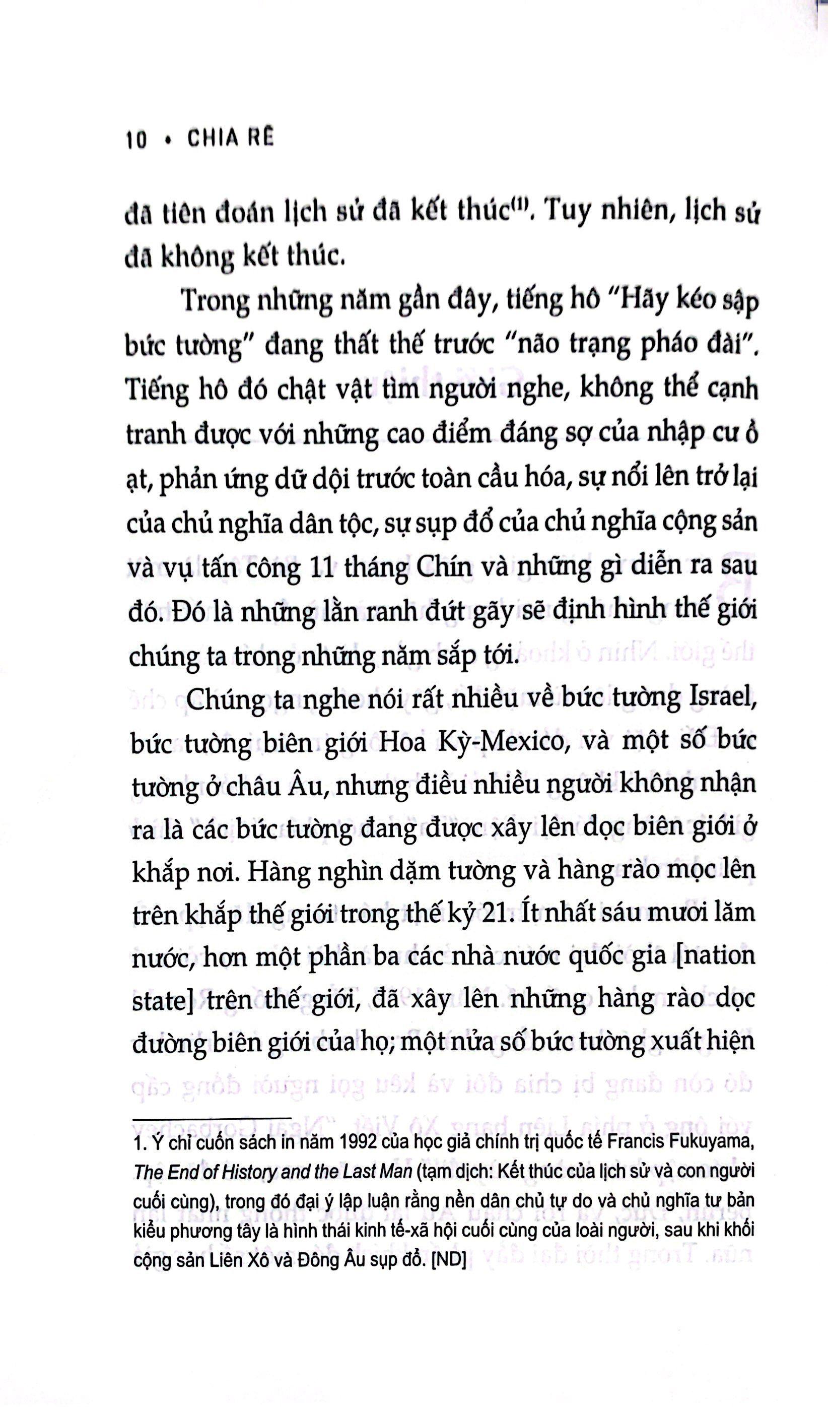 Chia Rẽ - Tại Sao Chúng Ta Đang Sống Trong Thời Đại Của Những Bức Tường