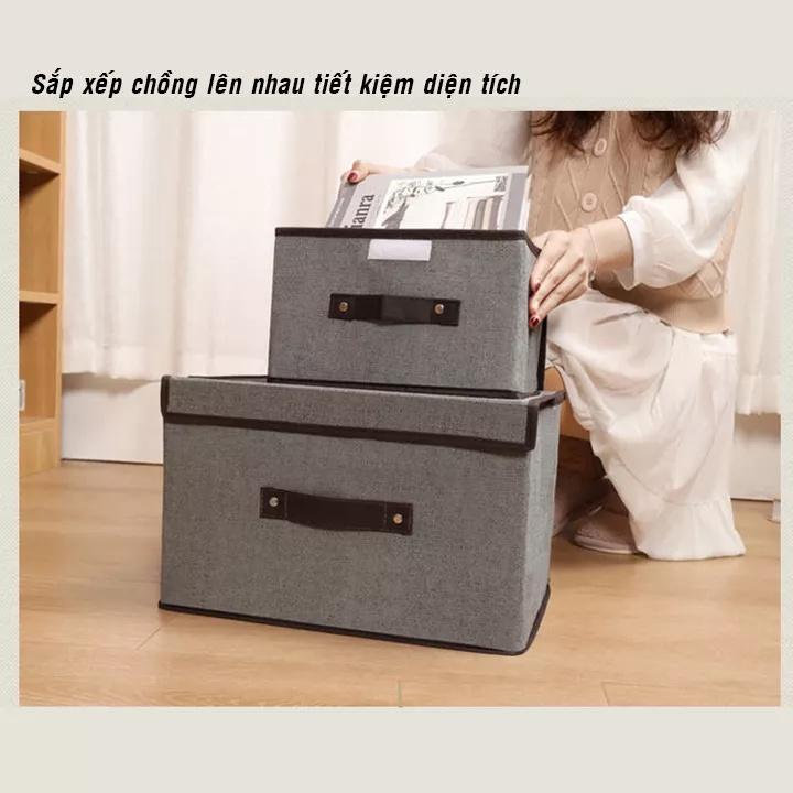 Hộp Vải Đựng Đồ Tiện Lợi, Thùng Đựng Quần Áo Đa Năng