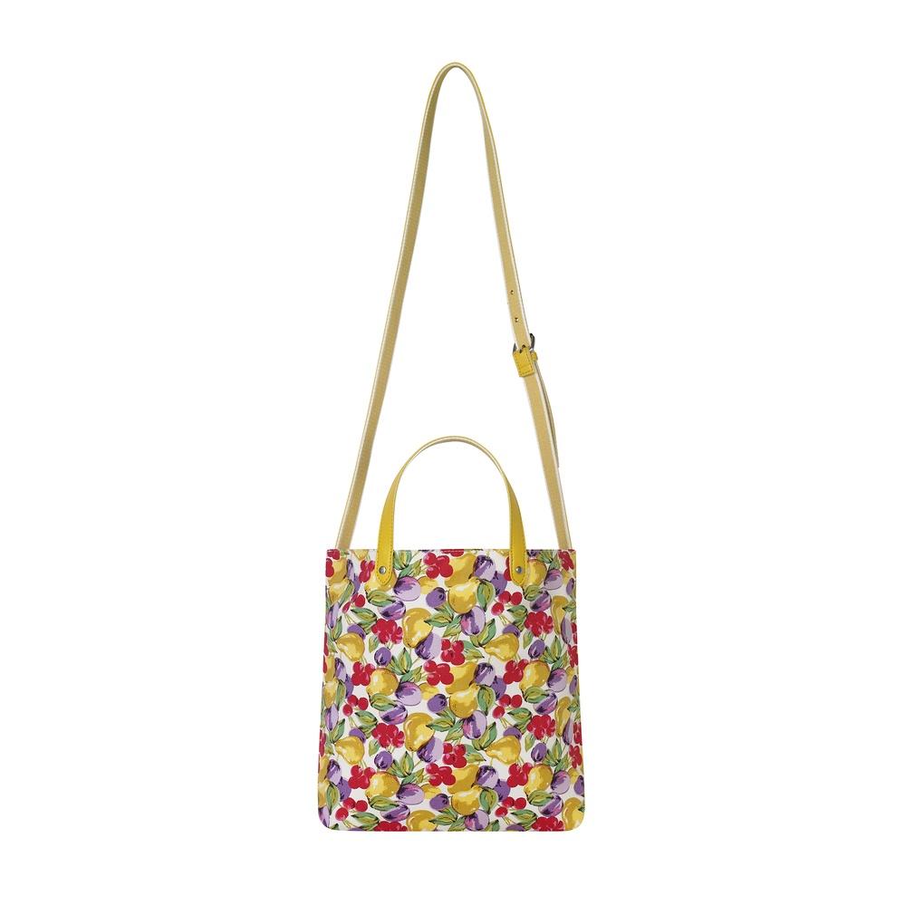 Cath Kidston - Túi đeo chéo hai mặt Reversible CrossBody Small Painted Fruit - 1001952 - Warm Cream